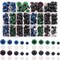 224 Sets Plastic Safety Eyes Stuffed Crochet Eyes Craft Doll Eyes Kit with Washers for DIY Crafts Projects 10 12 14 16 18mm Green Blue Black Bronze